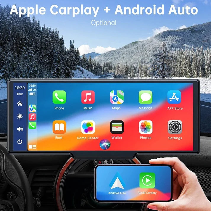 Écran multimédia Android et Carplay compatible avec toutes les voitures
